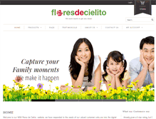 Tablet Screenshot of floresdecielito.com